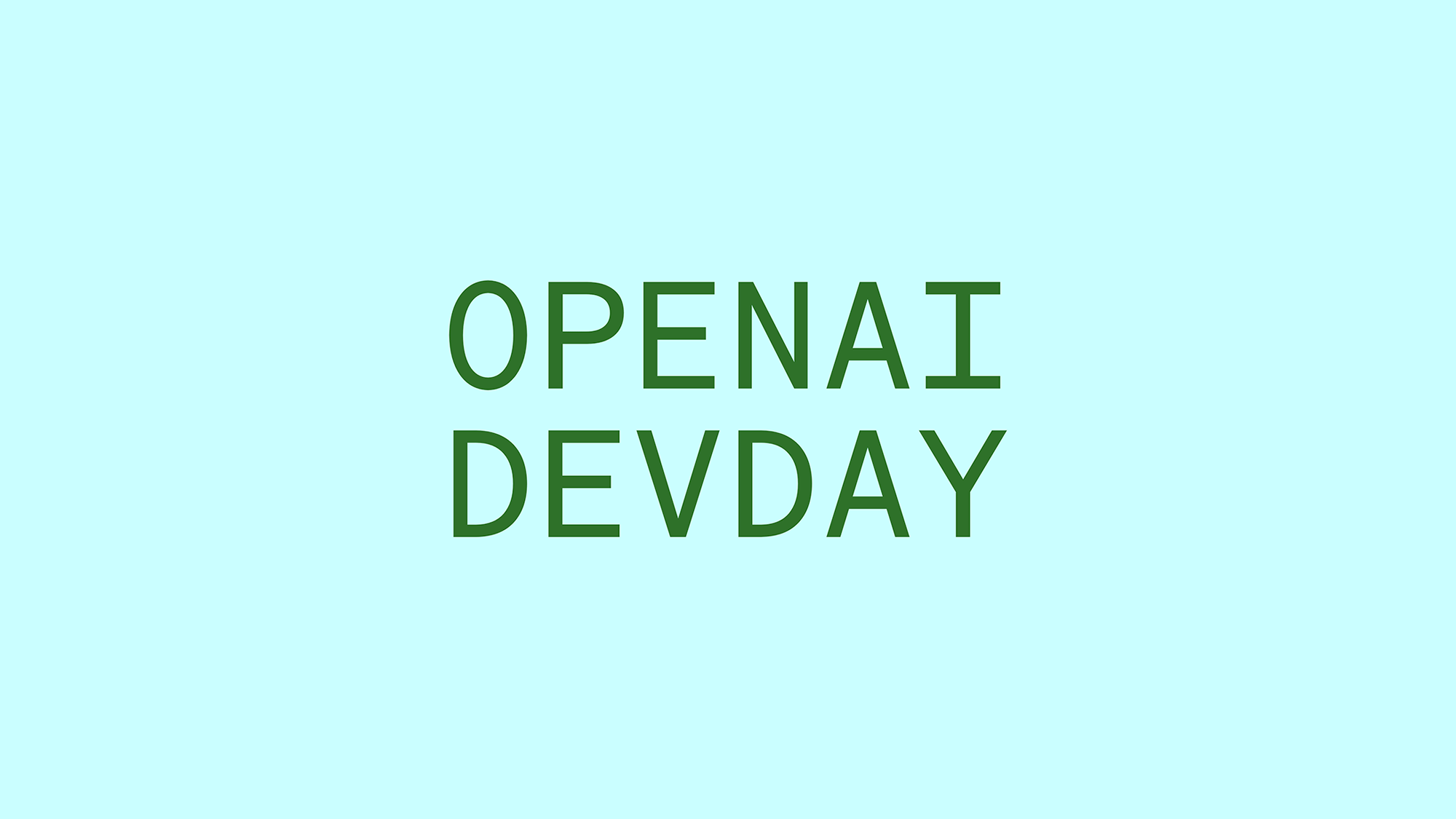 科技品牌盛会设计案例：OpenAI DevDay的品牌形象策划设计