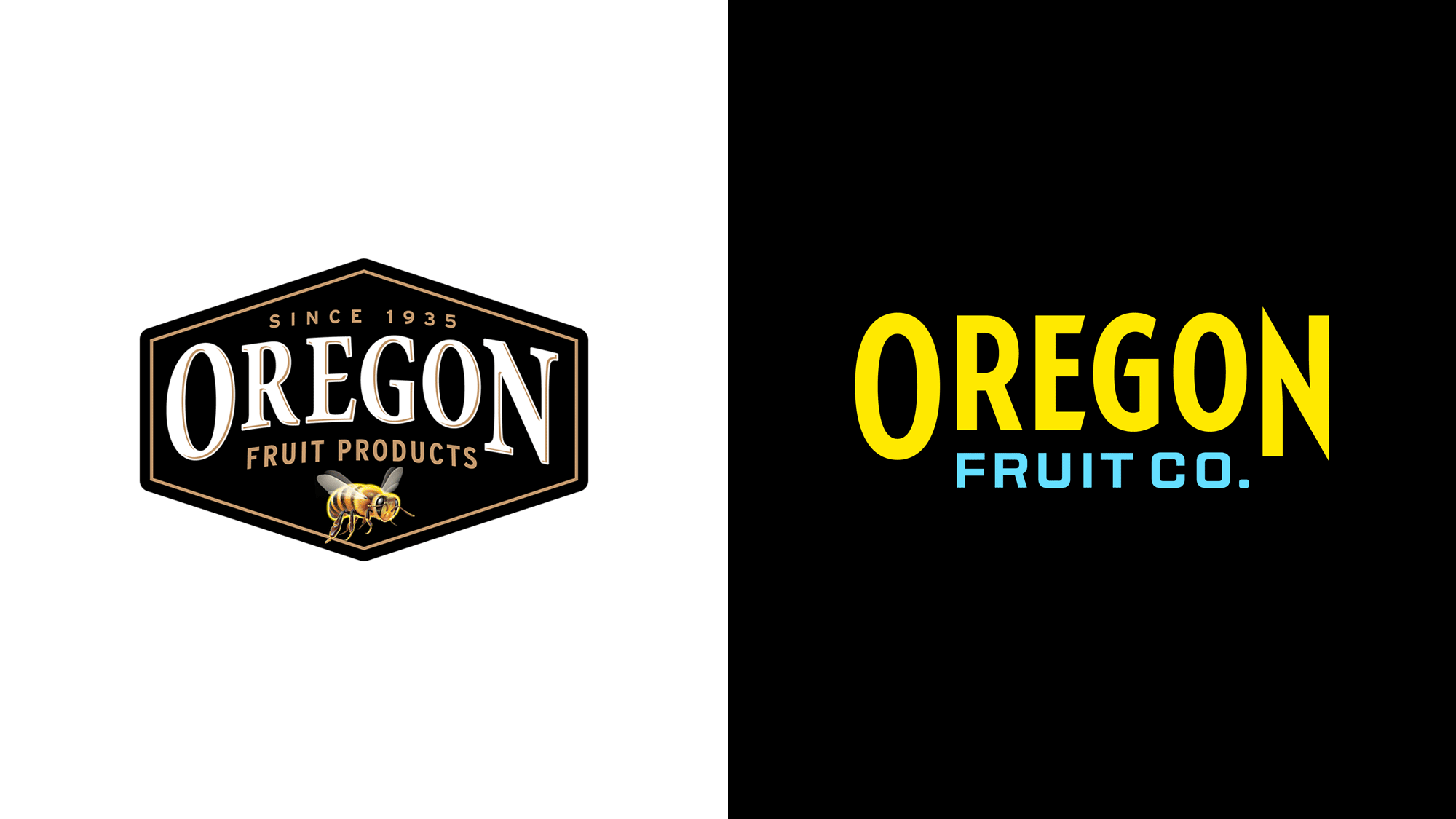 水果加工行业品牌包装设计：Oregon Fruit Company的品牌设计之旅